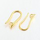 Brass Earring Hooks for Earring Designs KK-M142-02G-RS-1