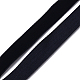 3/8インチの片面ベルベットリボン  ブラック  3/8インチ（9.5mm）  約200ヤード/ロール（182.88メートル/ロール） OCOR-R019-9.5mm-003-3