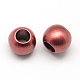 Acryliques perles rondelle mat de pulvérisation peint ACRP-Q017-03A-M-2
