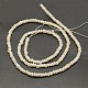 Oval Natural Cultured Freshwater Pearl Beads Strands PEAR-F001-25-3