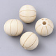Des perles en bois naturel WOOD-S053-44-1