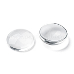 Cabochons en verre transparent, demi-rond / dôme, clair, 39.5~40x8mm
