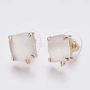Серьги из граненого стекла GLAA-F084-C13