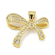 Подвеска с бантом из латуни KK-Z053-14G-04