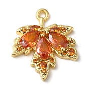 Латунные микро проложить кубического циркония подвески KK-F865-06G-02