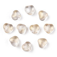 Perle di vetro verniciate a spruzzo trasparente&nbsp;GLAA-R211-02-B03