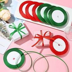 8 Rolle 2 Farben einseitiges Satinband&nbsp;OCOR-FS0001-09