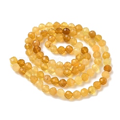 Природные желтые опал бусины пряди G-D306-A05-4mm
