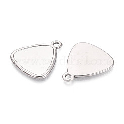 Оправы для подвесок из нержавеющей стали 304 в виде кабошонов&nbsp;STAS-N108-68P