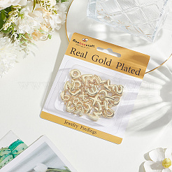 26 шт. 26 стиля подвески в виде воздушных шаров из латуни с покрытием на стойке&nbsp;KK-BBC0018-48