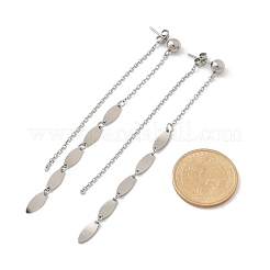 Boucles d'oreilles à pampilles en acier inoxydable 304 pour femmes&nbsp;EJEW-A119-18P