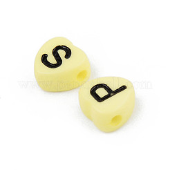 Непрозрачные акриловые эмалированные бусины MACR-S273-37F