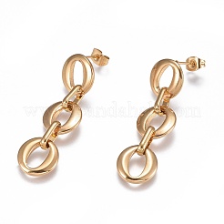 Orecchini pendenti in acciaio inossidabile 304&nbsp;EJEW-F220-01