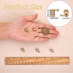 5 pezzo di placcatura in ottone con micro pavé di perline di zirconi cubici&nbsp;KK-SZ0006-18