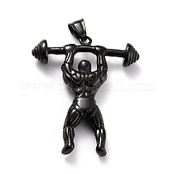 Большие подвески из нержавеющей стали 304&nbsp;STAS-O117-77B