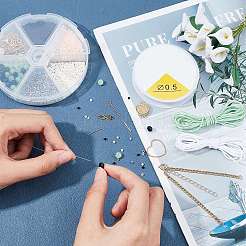 DIY-Sets zum Basteln von Bettelarmbändern&nbsp;DIY-AR0002-47