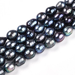 Нити из натурального культивированного пресноводного жемчуга&nbsp;PEAR-N012-09F-01