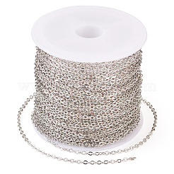 Железные плоские кабельные цепи с латунным покрытием&nbsp;CH-TAC0007-01P