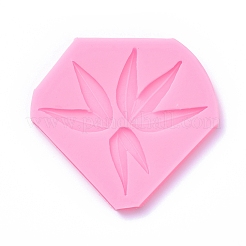 Молды силикона травы качества еды&nbsp;DIY-F045-22