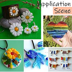 Стеклянные кабошоны для термоплавления в микроволновой печи&nbsp;FIND-SP0004-58C