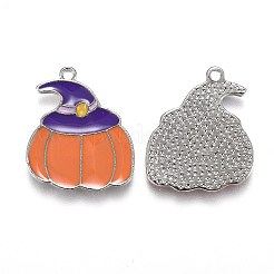 Pendentifs en émail en alliage thème halloween&nbsp;LS-ENAM-J649-07P