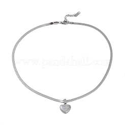Collane a catena a serpente in acciaio inossidabile 304 anti-ossidazione&nbsp;NJEW-G081-12P