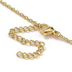 Colliers en laiton avec pendentif en forme de cœur de pêche pour femmes&nbsp;LS-NJEW-Q346-01G-01