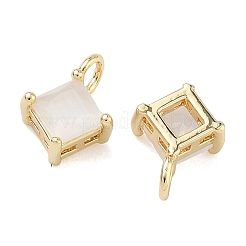 Латунные подвески в виде кошачьего глаза&nbsp;KK-C251-09C-G