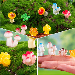 36 шт. 9 стиля микроландшафта имитация грибного горшка садоводство для куклы&nbsp;RESI-SP0001-33