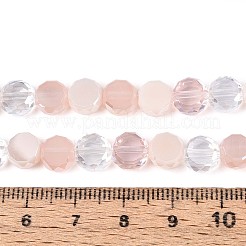 Chapelets de perles en verre électroplaqué&nbsp;EGLA-N022-03A-A08