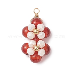 4 шт. 4 подвески из натурального аметиста&nbsp;PALLOY-TA00355