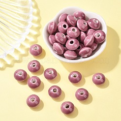 Manuell Porzellan Perlen&nbsp;PORC-Q173-15x10mm-15