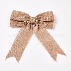 Leinen Bowknot&nbsp;DIY-WH0089-02