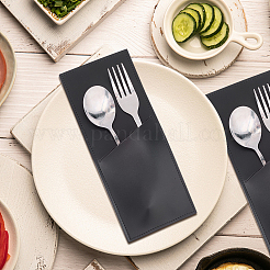 Сумка для хранения ножей и вилок из искусственной кожи&nbsp;AJEW-WH20077-049B