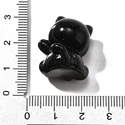 Непрозрачный милый маленький котик из смолы&nbsp;LS-RESI-S015-02D