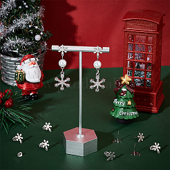 201 Ohrstecker-Zubehör aus Edelstahl mit Loch&nbsp;EJEW-UN0002-34B