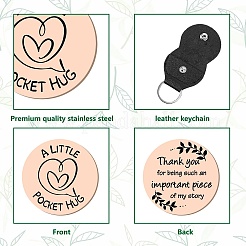 201 памятная монета из нержавеющей стали&nbsp;AJEW-CN0002-35H