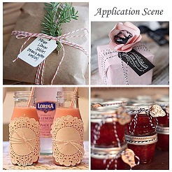 100м макраме 2-слойная хлопковая тесьма&nbsp;MAKN-PW0001-097A-26