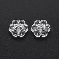 Прозрачные акриловые бусины X-TACR-T003-34