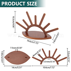 Дисплей держателя деревянного кольца Eye Moon&nbsp;RDIS-WH0015-04