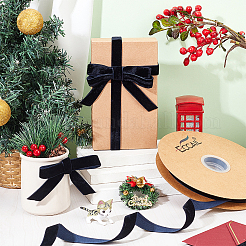 Односторонние бархатные ленты&nbsp;OCOR-WH0080-14A-01