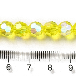 Placcare trasparente perle di vetro fili&nbsp;EGLA-A035-T8mm-L03
