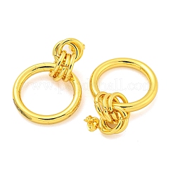 Orecchini in acciaio inossidabile 304&nbsp;EJEW-R161-04G