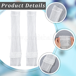 Нарукавники из полиэстерового кружева для женщин&nbsp;AJEW-WH20007-88B