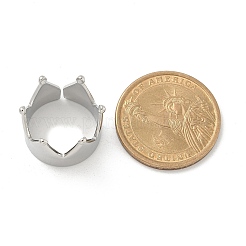 Кольцо-манжета из нержавеющей стали 304 для женщин&nbsp;RJEW-M025-04P