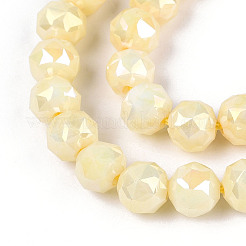 Антикоррозийные гальванические стеклянные бусины&nbsp;X-GLAA-N010-6mm-01