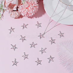 100 pièces pendentifs en alliage de style tibétain&nbsp;FIND-HY0004-62