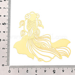 Латунные филигранные большие кулоны&nbsp;KKC-T003-07G