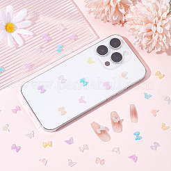 400 шт. 4 стиля непрозрачных и прозрачных смоляных кабошонов&nbsp;CRES-CP0001-04