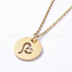 Colliers pendentifs en acier inoxydable 304&nbsp;NJEW-E147-04G